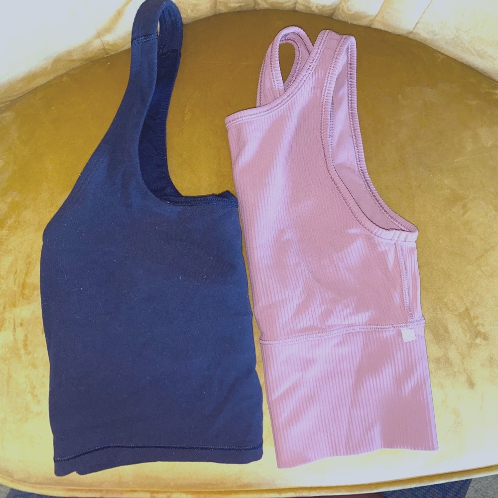 Lululemon top. Athleta halter top